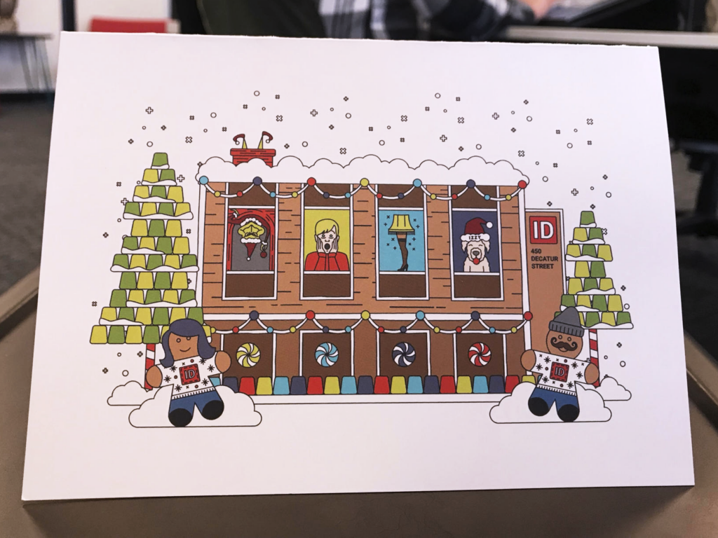 The agency holiday card.