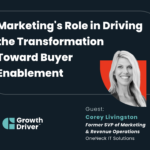 Marketing's Role in Driving the Transformation Toward Buyer Enablement